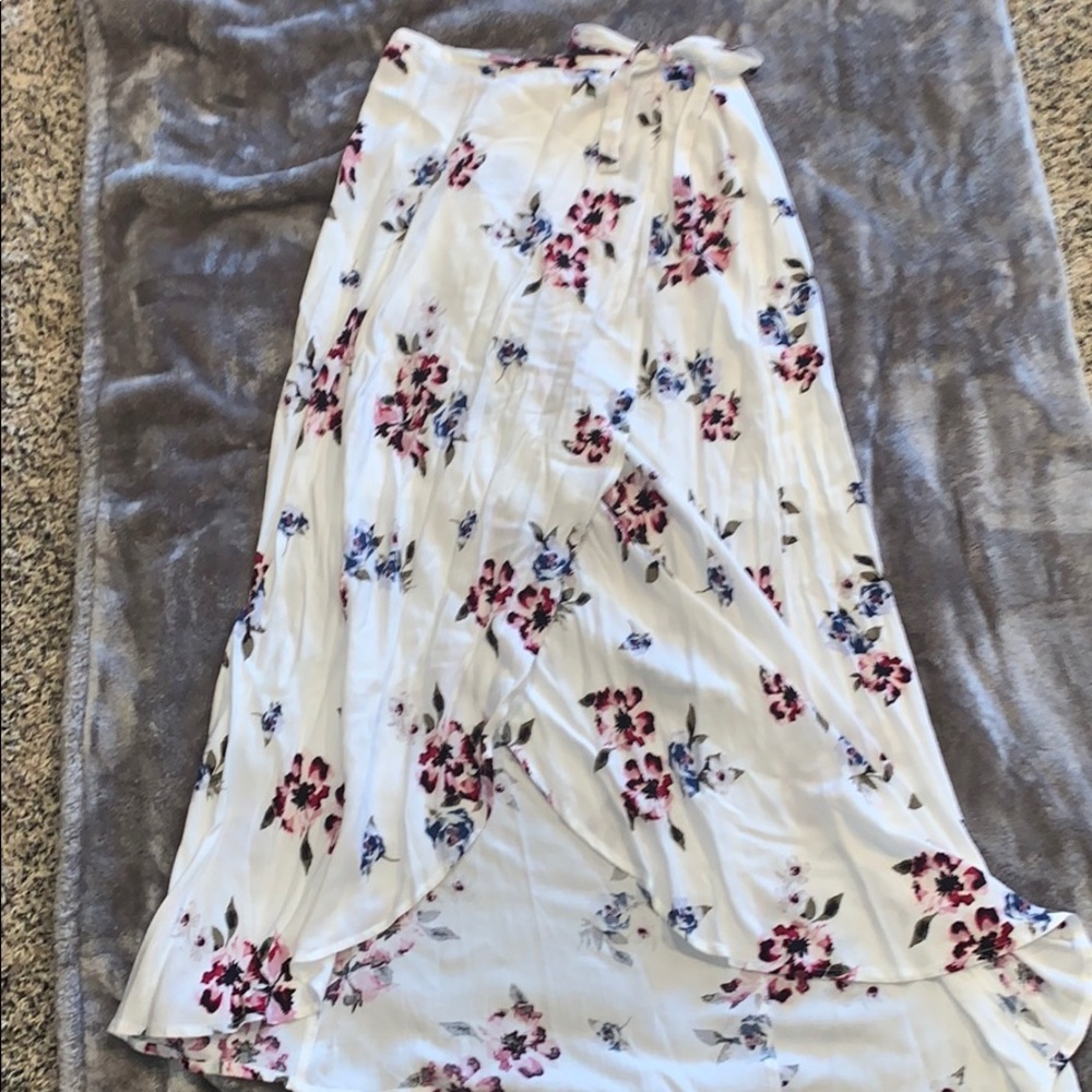 Pacsun wrap maxi skirt